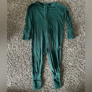 Little Sleepies Ribbed Emerald Zippy